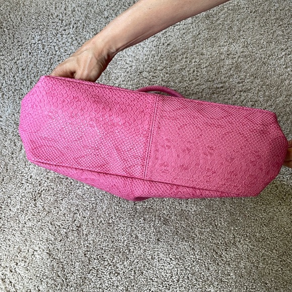 Neiman Marcus pink alligator tote - Picture 6 of 6
